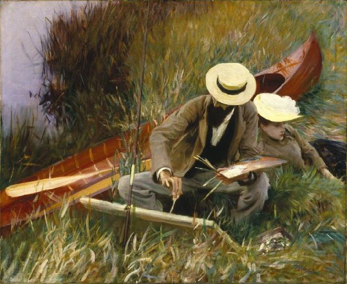 John Singer Sargent An Out of Doors Study Norge oil painting art